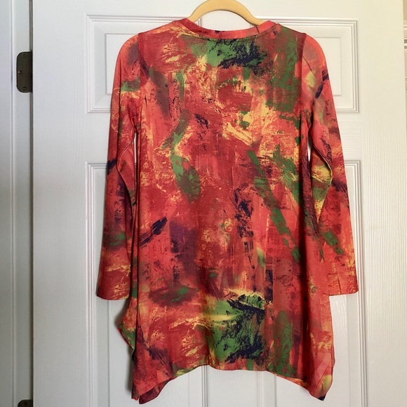 Philosophy Tunic Top Sunrise Brushstroke NWT - Picture 6 of 6